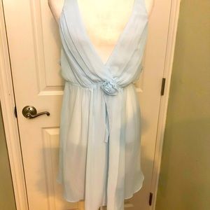 T&C Floral Company Light Blue Chemise